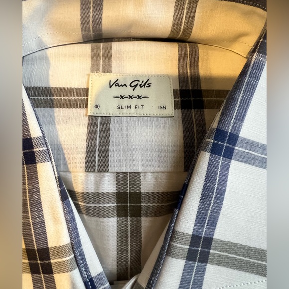 VanGil Cotton Plaid Button Down Shirt - Picture 5 of 8